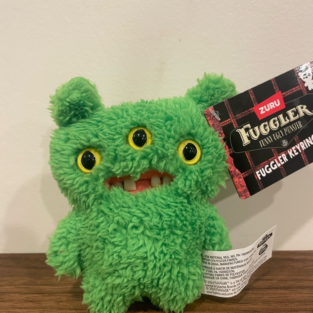 Fuggler Green Monster Plush Toy